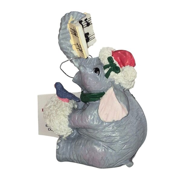 Lucky Phants #1052 - 1995 Elephant Figurine Music Sheet Ornament - Picture 2 of 6